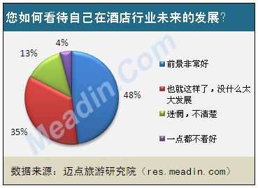 您如何看待自己在酒店行业未来的发展？