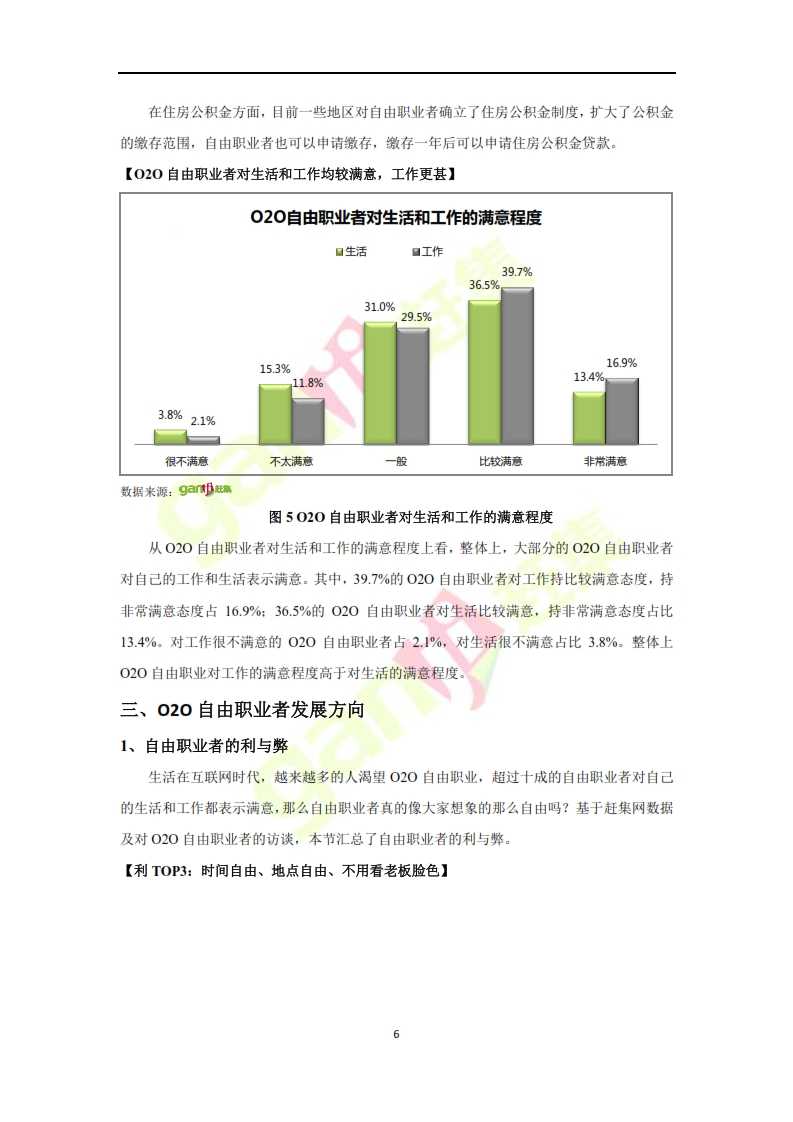 趕集網：2014年O2O自由職業者分析報告_006