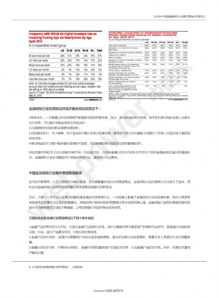 2015年中國金融保險行業郵件營銷市場報告_000005