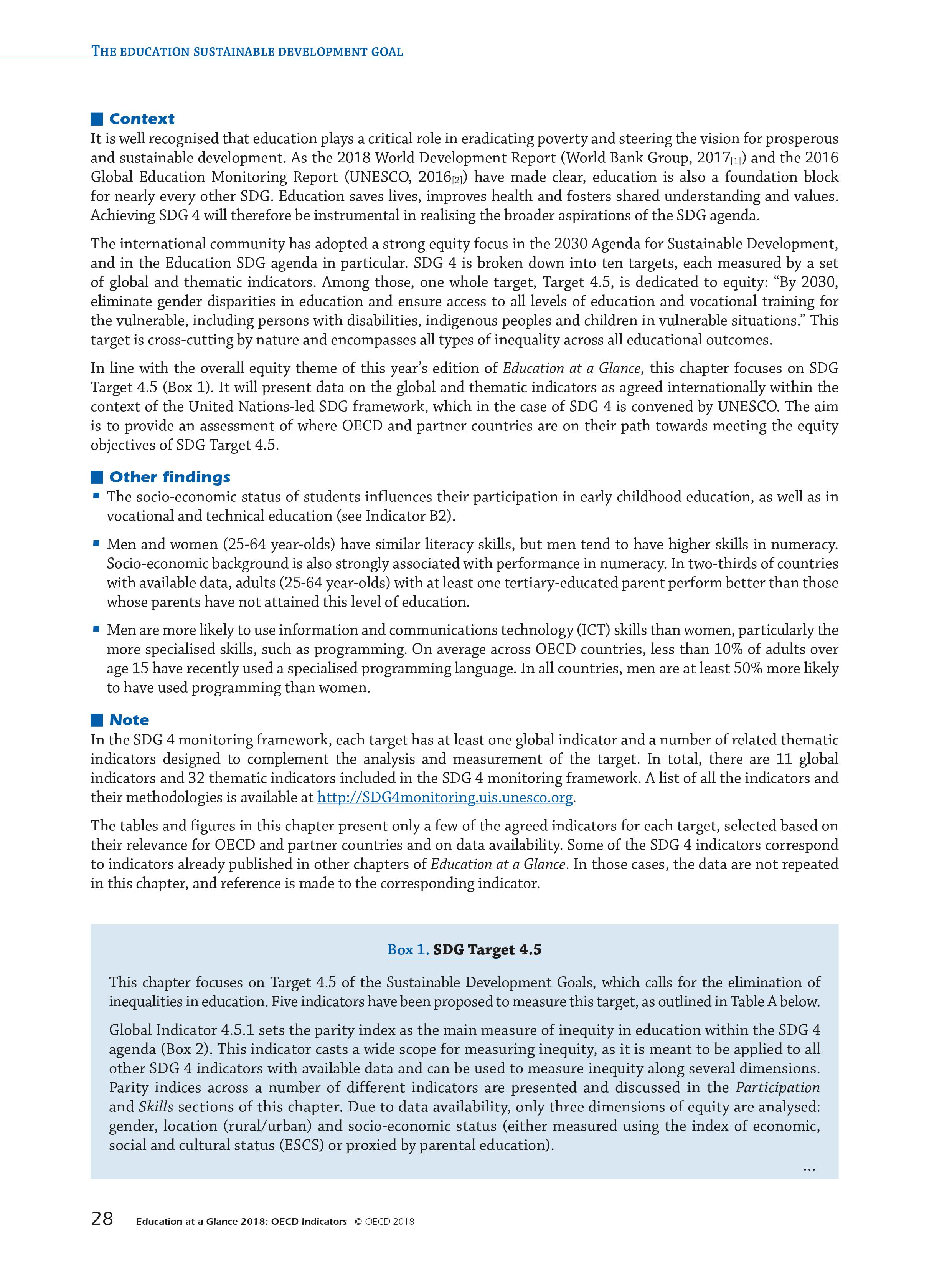 OECD：2018年教育报告