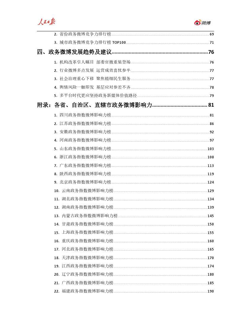 人民日报：2018年上半年政务指数微博影响力报告（199it）