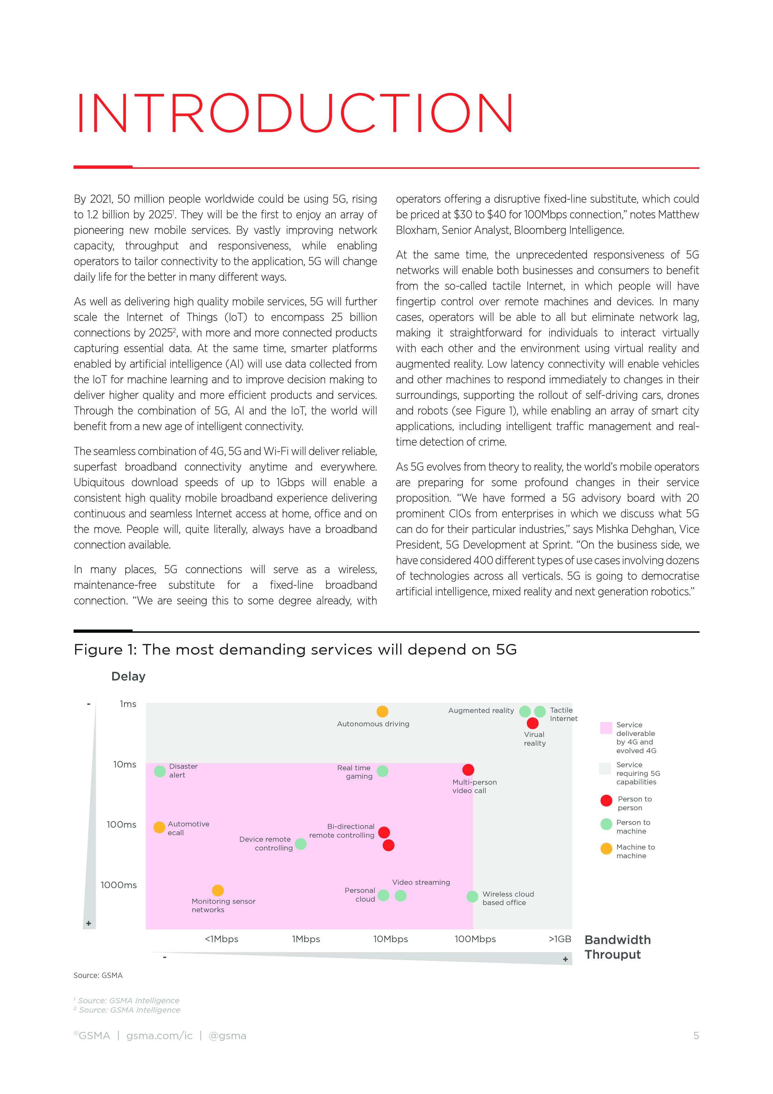 GSMA：智能连接——5G、AI和IoT的组合如何改变美洲