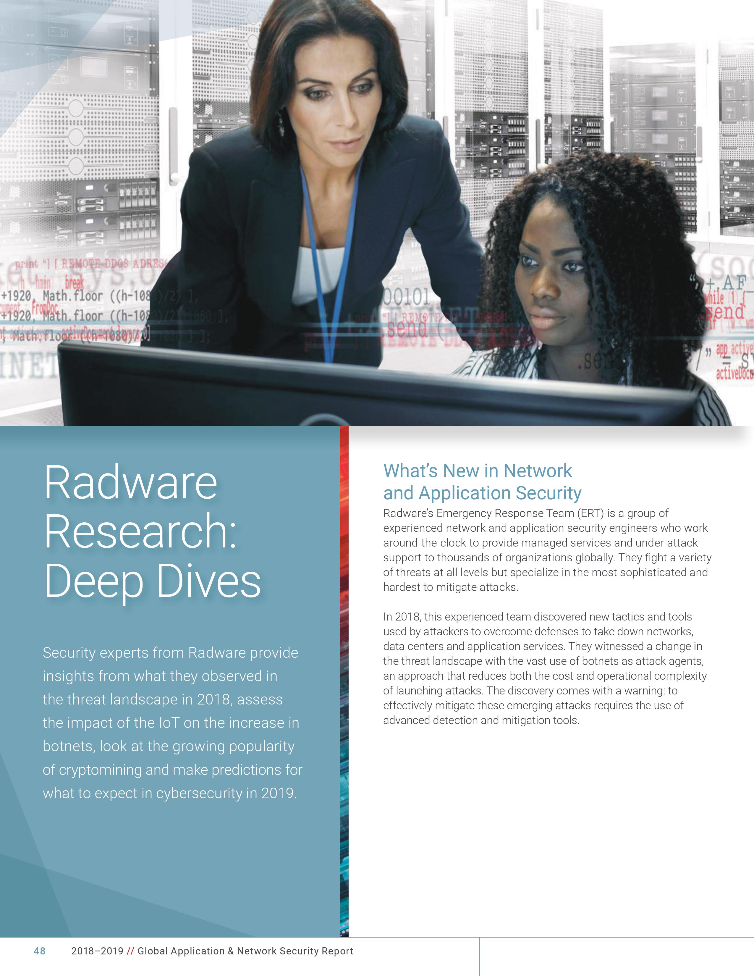 Radware：2018-2019年全球应用和网络安全报告