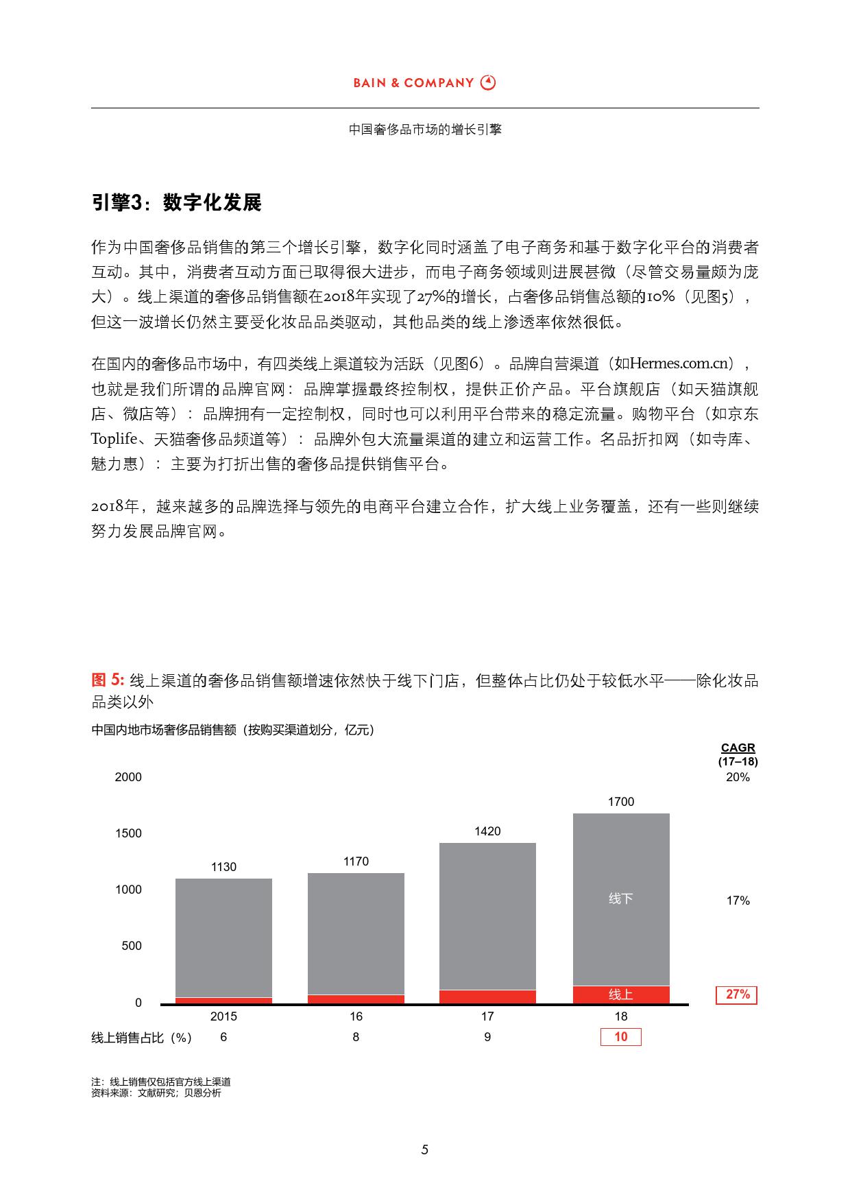 贝恩咨询：2018年中国奢侈品市场研究报告