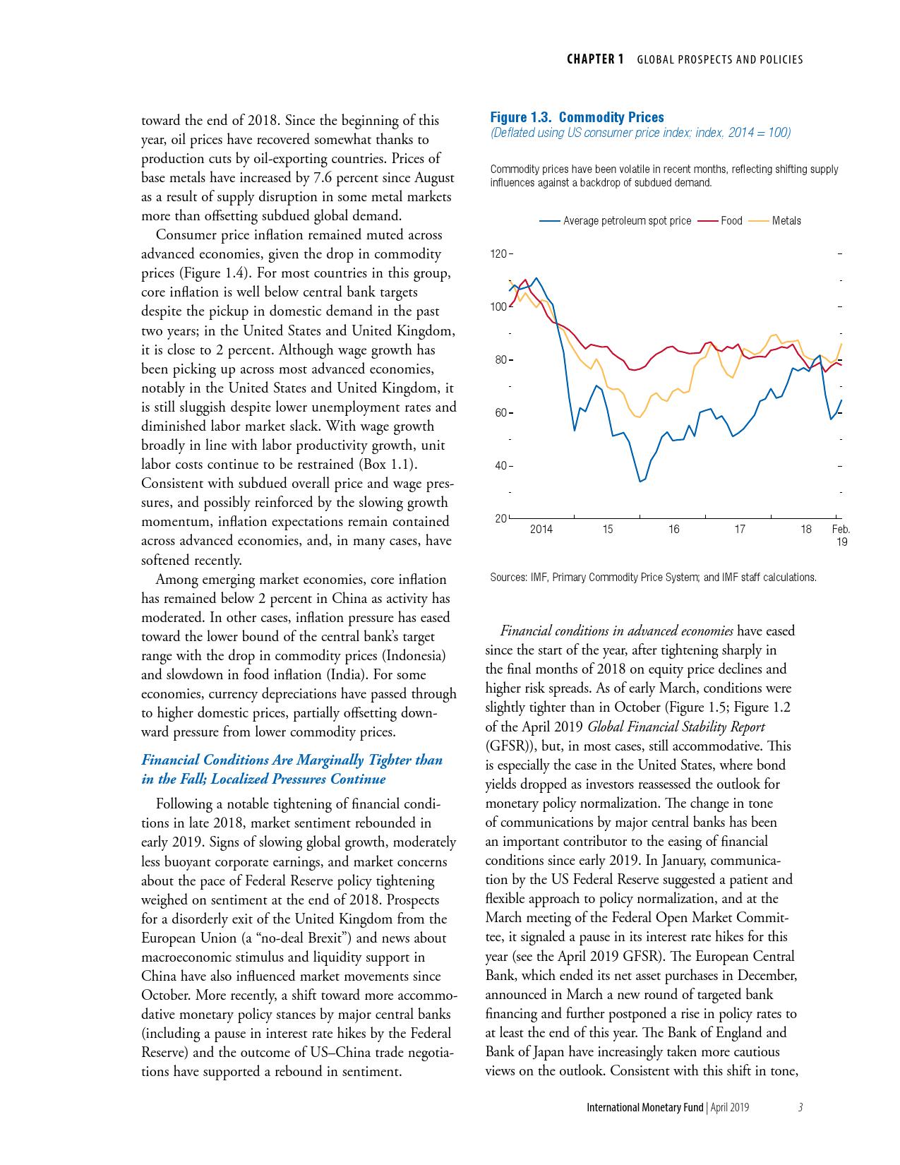 IMF：2019年4月世界经济展望