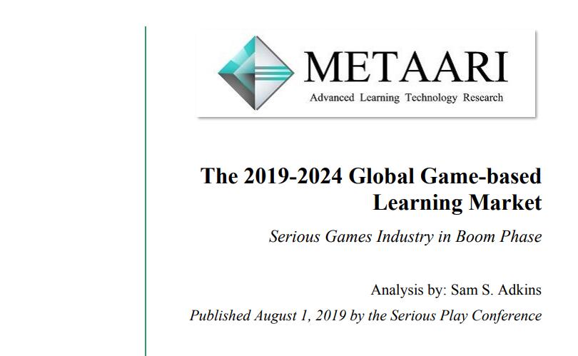 Metaari：美国已超越中国成为最大教育类游戏购买国